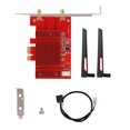 thumbnail image 1 of For Intel AX200 Bluetooth 5.0 PCI‑E DesktopWireless Network Card with 8DBi Antenna, 1 of 4