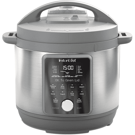 Restored Instant Pot 112-0169-01 6-Quart Whisper Quiet 9-in-1 Electric Pressure Cooker, Slow Cooker, Rice Cooker, Steamer (Refurbished)