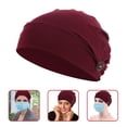 thumbnail image 4 of Turbante para mujer, gorro de quimioterapia de poliéster, turbante para niñas, 4 of 8