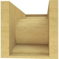 thumbnail image 4 of 10"W x 20"D x 10"H Wide Emerson Rough Cedar Woodgrain TimberThane Corbel, Primed Tan, 4 of 6