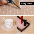thumbnail image 2 of Shelf Liners for Kitchen Furniture, Soft Touch EVA Material Non-Adhesive Liners, Water Resistant & Reversible for Easy Cleaning, Elegant Modern Pattern for Furniture Protection, 2 of 6