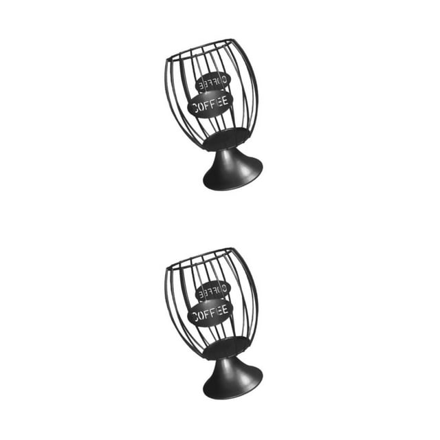 relayinert 1/2/3/5 Elegant Coffee Pod Holder Stylish Container Stand for for K-Cup black 2PCS