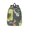 thumbnail image 2 of Rocae Cartoon Dinosaurs for Durable Canvas Backpack Leisure Large Bag Travel Rucksack Multi-function Backpack Medium, 2 of 8