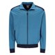 thumbnail image 2 of hajo Traje de casa para hombre, largo - Sudadera suave, chaqueta con cremallera, mezcla de algodón Azul 2XL (XX-Large), 2 of 5