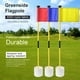 thumbnail image 2 of Soidarity Golf Flagstick Set Portátil Desmontable Ajustable Impermeable Lavable Colorido ABS Agujero Taza Poner Bandera Verde Amarillo Golf Blanco Soidarity OD021174-01, 2 of 6