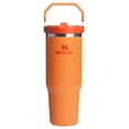 thumbnail image 1 of Pajita abatible Stanley IceFlow 2.0, 900 ml, color dorado, color coral, 1 of 6