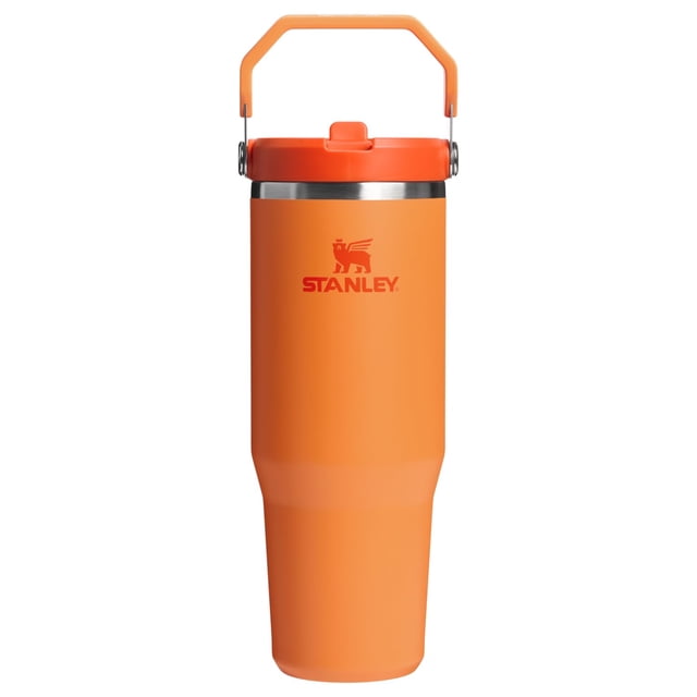 Pajita abatible Stanley IceFlow 2.0, 900 ml, color dorado, color coral