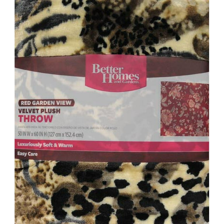 Better homes and gardens leopard blanket deals