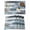 Blue, variant on Blue Grey Wooden Placemats Set of 6 Farmhouse Vintage Cabin Stripes Place Mats Indoor Wipeable Table Mats Washable Cloth Dining Table Placemats for Kitchen Holiday Party Home Decor 13x19 Inch