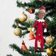 thumbnail image 4 of Decoración plegable de elfo navideño con alambre, regalo de broma de personaje divertido, colgante para árbol de Navidad, suministros navideños, 4 of 5