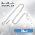 thumbnail image 2 of Tutuviw Crystal Waist Belt for Women, Rhinestone Chain Belt O-Ring Waistband Belt for Dress, Adjustable Rhinestone Waist Chain Belt for Jeans Dressesby for Women Dresses, 2 of 7
