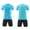Light Blue, variant on Gubotare Boys Short Outfits Boys Youth Big Kids Athletic Active Performance Sports 2 Piece Graphic T-Shirt Top and Basketball Short Set,11-12 Years Blue
