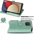 thumbnail image 5 of Samsung Galaxy A03S Cartoon Girl Wallet Case,Cat Dog Style Flip Phone Cover with ID Card Holder & Kickstand PU Leather Magnetic Clasp Cases for Samsung Galaxy A03S MG Green, 5 of 14