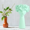 thumbnail image 3 of fuyuli Wreath Girl Vase,Girl Storage Box Doll Planter, Vase Flower Wreath Decor Home Decor(11.2 x 7.2 x 3.2 inch Green), 3 of 4