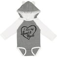 thumbnail image 3 of Inktastic I Love My Aunt and Uncle in Black Chalk Heart Boys or Girls Long Sleeve Baby Bodysuit, 3 of 5