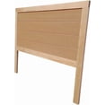 thumbnail image 4 of Cabecera Para Cama Matrimonial Muebles GM Modelo Duela Pata Delgada Madera de Pino Color Natural Laca Transparente, 4 of 4