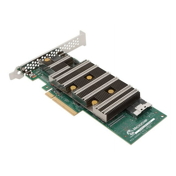 Microchip Adaptec SmartRAID 3154-16i - Contrôleur de Stockage (RAID) - 8 Canaux - SATA 6Gb/S / SAS 24Gb/S / PCIe 4.0 (NVMe) - RAID RAID 0, 1, 5, 6, 10, 50, 60, RAID 1T, RAID 10T PCIe 4.0 x8