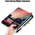 thumbnail image 3 of EpicGadget Case for New iPad Mini 6 (2021 Model, 6th Generation 8.3") Lightweight Slim Tri-Fold Shell Auto Wake/Sleep Folding Stand Pencil Holder Case Cover for iPad mini 6 2021 8.3-Inch (Forest Dusk), 3 of 5