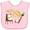 AD-Pink, variant on Inktastic Artist Girl With Easel Girls Baby Bib