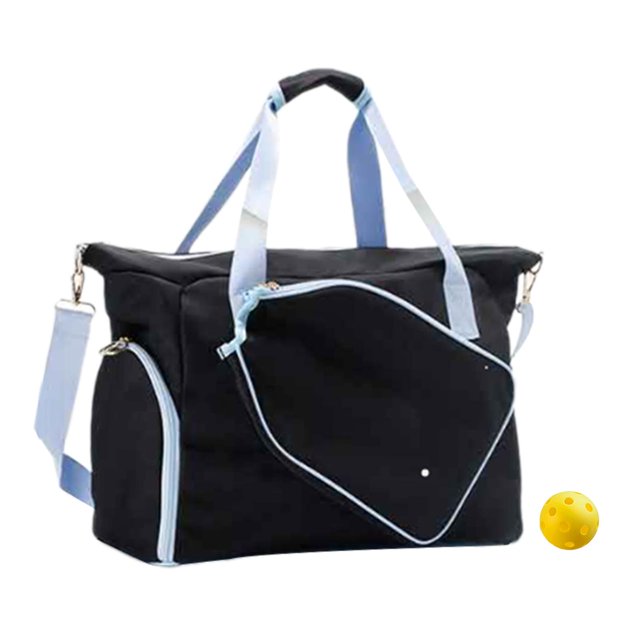 Bolsa de Pickleball Colamx para Hombres y Mujeres Negro Azul