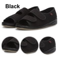 thumbnail image 1 of Sandalias Anchas para Mujer Diabéticos Ajustables Personas Mayores Con Artritis, 1 of 9