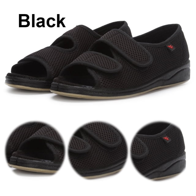 Sandalias Anchas para Mujer Diabéticos Ajustables Personas Mayores Con Artritis