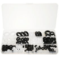 PTOOTP Assorted Color Rubber Grommets for Wire and Sealing, 180 Pieces Electrical Wire Accessories