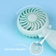 thumbnail image 3 of Ventilador de mano y soplador de burbujas 2 en 1 Mini Personal, 3 of 8