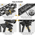 thumbnail image 6 of CVLIFE 6-9 Inches Bipod with Bipod Mount Adapter for M-Rail, 6 of 6