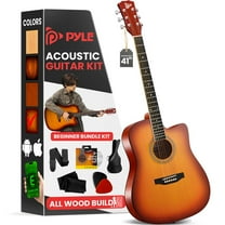 41" Full-Size Acoustic Guitar Kit, Cutaway Body with Digital Tuner and Accessory Kit, (CBS)