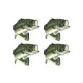 thumbnail image 2 of Rogue River Tactical 4X Bass Fish Decal Bumper Sticker 4x4 Inch Auto Decal Car Truck Boat RV Real Life Rod Tackle Box, 2 of 4