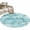 Teal Green-2, variant on Brown Coastal Round Area Rug 3.3Ft Washable Circle Rugs for Dining Room Table, Nautical Coral Starfish Shell Seahorse Ocean Non-Slip Carpet Floor Mats Indoor Outdoor Carpet Runner Home Decor