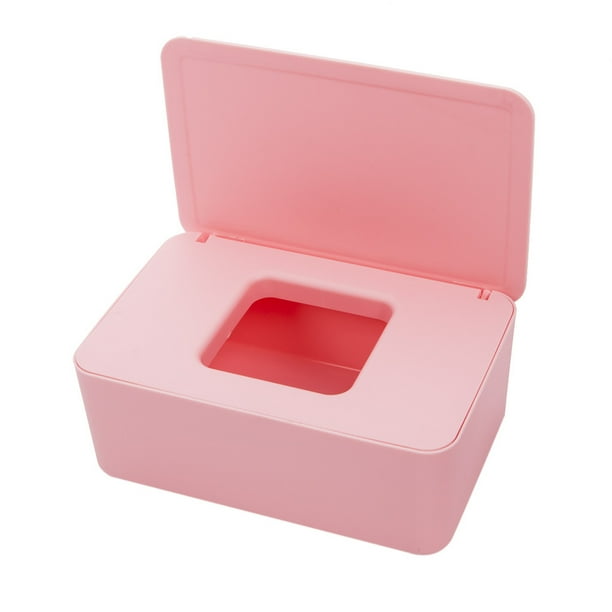 Plastic Wet Wipes Dispenser Tissue Storage Box Holder with Lid