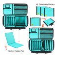 thumbnail image 3 of Bolsa De Almacenamiento DJ Cable File Bag Parte inferior acolchada desmontable (verde) Ehuebsd Para estrenar, 3 of 9