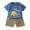 A-Blue4, variant on Jamsmile Toddler Boys Outfit Sets Summer Short Sleeve T-shirts + Shorts Two Piece Sets Cotton Graphic Boys Athletic Outfits , 2-3 Years