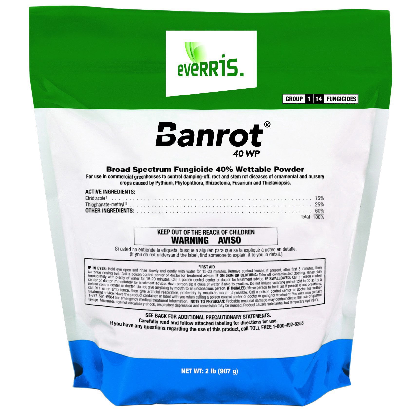 Everris Banrot Herbicides 40 WP Fungicide 2 lbs