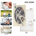 thumbnail image 6 of Yayeee 100% Cotton Hand Towels for Bathroom 16" x 28" Soft Absorbent Kitchen Towel, Astronaut Floating, 6 of 7
