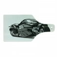 thumbnail image 1 of Motorcycle Cutting Board, Futuristic Custom Motorcycle Image High Technology Unique Modern Lifestyle Graphic, Tempered Glass Cutting and Serving Board, Wine Bottle Shape, Black, by Ambesonne, 1 of 1
