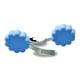 thumbnail image 1 of Bebé aprendiendo a comer spork de entrenamiento-Spork de comida auxiliar de silicona para niños Zhivalor BST3021113-4, 1 of 5