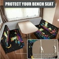 thumbnail image 4 of FOR U DESIGNS Frog Mushroom Moon Star Print 3 Pcs RV Dinette Cushion Covers Comfortable Replacement Camper Cushion Slipcover Furniture Protector 1 Backrest Cover 1 Bench Cover and 1 Pillowcase, 4 of 8