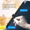 thumbnail image 2 of Car Windshield Cover Retractable Window Sunshade Cover Universal Automobile car window sun visor Sunblind, 65cm, Front, 2 of 8