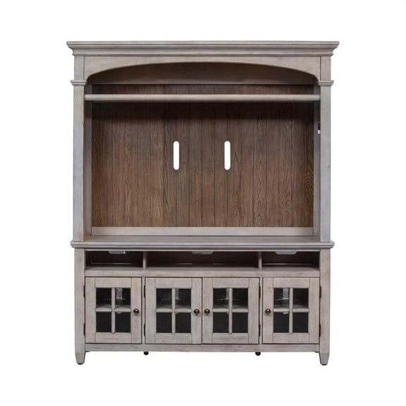 Heartland White Entertainment Center