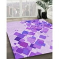 thumbnail image 2 of Ahgly Company Indoor Rectangle Patterned Blossom Pink Area Rugs, 7' x 10', 2 of 6