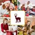 thumbnail image 6 of VOTRUDI Christmas Deer Ornaments,Night Before Christmas Decor Clearance,American Snow Deer Pendant Decorations,Christmas Indoor Decor for Room Office Tabletop,Red, 6 of 6