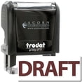 thumbnail image 1 of Self-Inking Bold Draft Stamp, Trodat Printy 4911, Press and Print Stamping, Impression Size 5/8" x 1-1/2", Up to 10,000 Impressions - Brown Ink, 1 of 10