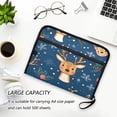 thumbnail image 6 of Organ Folder 14.2 x 0.8 x 10.6 Inches 13 Separate Pockets A4 Size Documents Folder A Sort Storage File Manager For The Home Office Christmas Fawn, 6 of 7