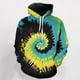 thumbnail image 2 of Nueva sudadera con capucha cómoda de moda con estampado tie-dye vintage de los años 1980 y 1970 para hombres, adultos, maquillaje, fiesta, impresión 3D, informal, para uso diario, 2 of 5
