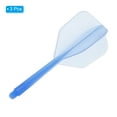 thumbnail image 3 of Uxcell Plastic 2BA Integrated Dart Shaft and Flights Replacement, Blue 3 Pack, 3 of 5