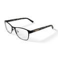 thumbnail image 3 of Flower Women's Square Eyeglasses, FLR6016, Jillian, Black, 52-19-140, with Case, 3 of 14