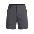 thumbnail image 3 of Fmbrln Mens Summer Shorts Fashion Casual Elastic Waist Work Shorts Loose Fit Solid Shorts with Pockets, 3 of 6
